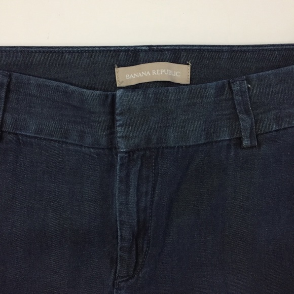 🛑 SOLD! BANANA REPUBLIC Wide Leg Chambray Pants - Picture 3 of 8